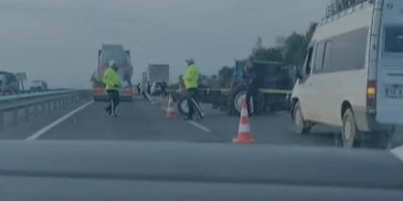 Manisa’da 4 araç birbirine girdi: 1 ölü!