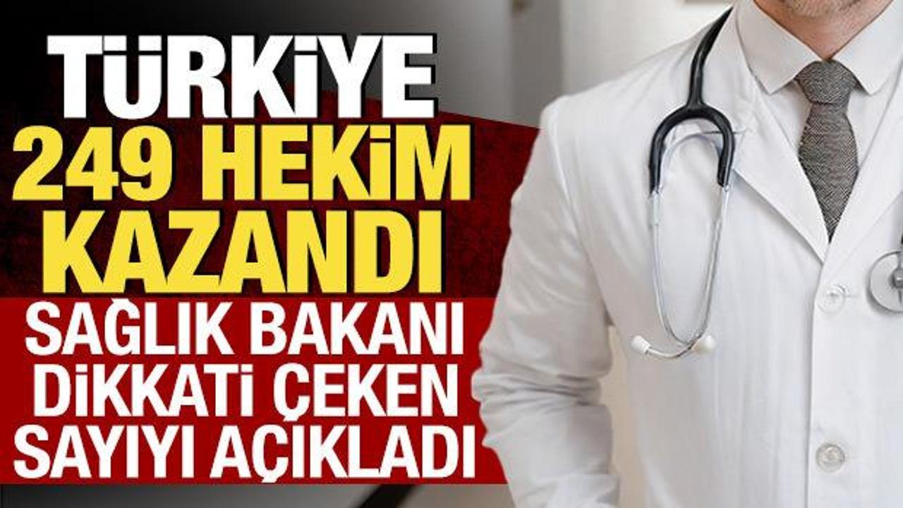 Sağlık Bakanı Memişoğlu açıkladı: 412 hekim yurt dışına gitti, 249’u döndü