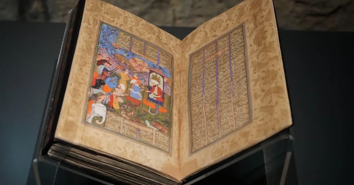 Dünyada bir ilk: 70 cilt Mesnevî ‘Mana ve Nakış’ sergisinde