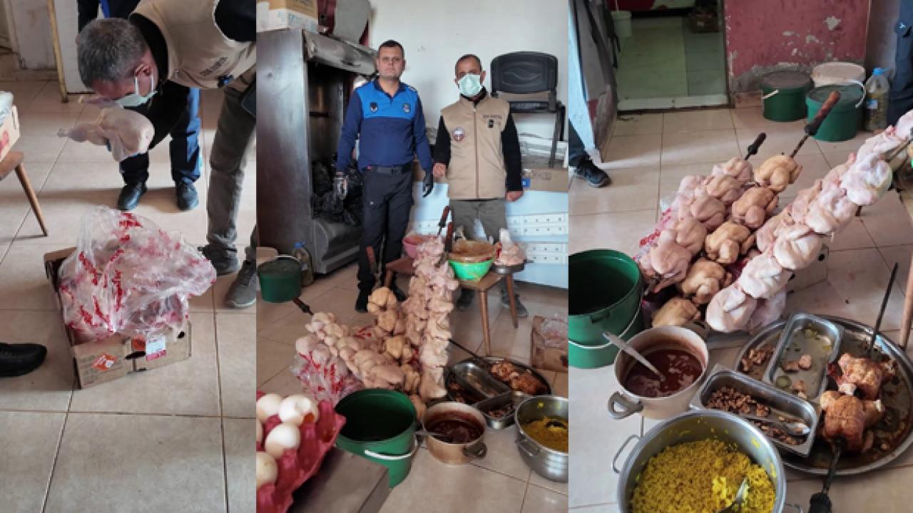 ‘Leş kokusu var’ denilen dönercide mide bulandıran görüntü