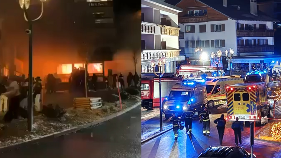 İsviçre’de yılbaşı faciası. Yangında en az 40 kişi öldü onlarca yaralı var