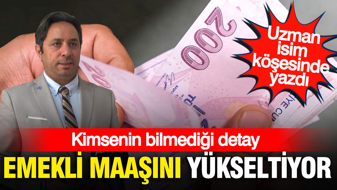 SGK uzmanı İsa Karakaş çalışanları uyardı: Emekli maaşını doğrudan yükseltiyor Img